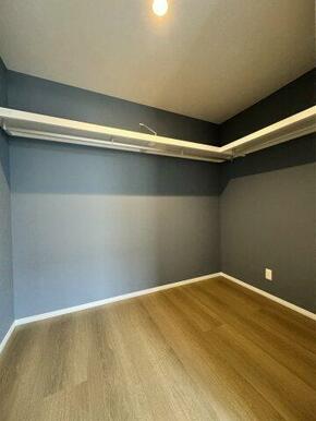 収納はウォークインクローゼットです。