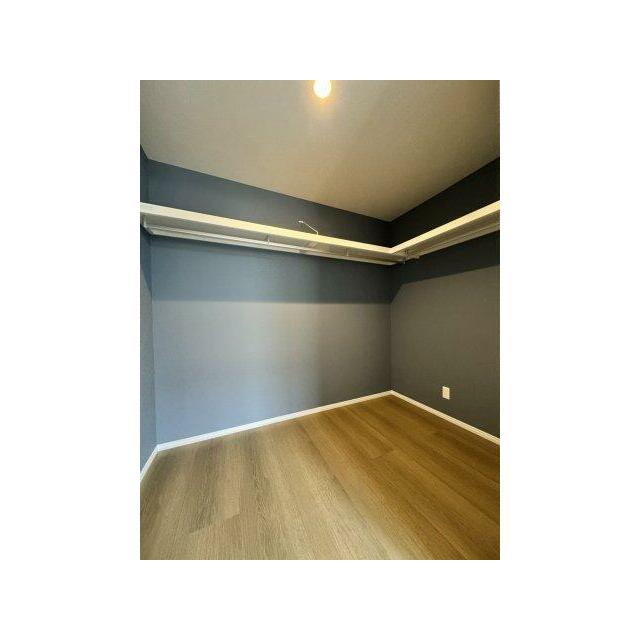 収納はウォークインクローゼットです。