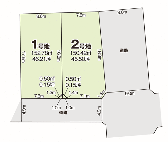 物件画像 福岡市西区 野方５丁目 (橋本駅) 住宅用地