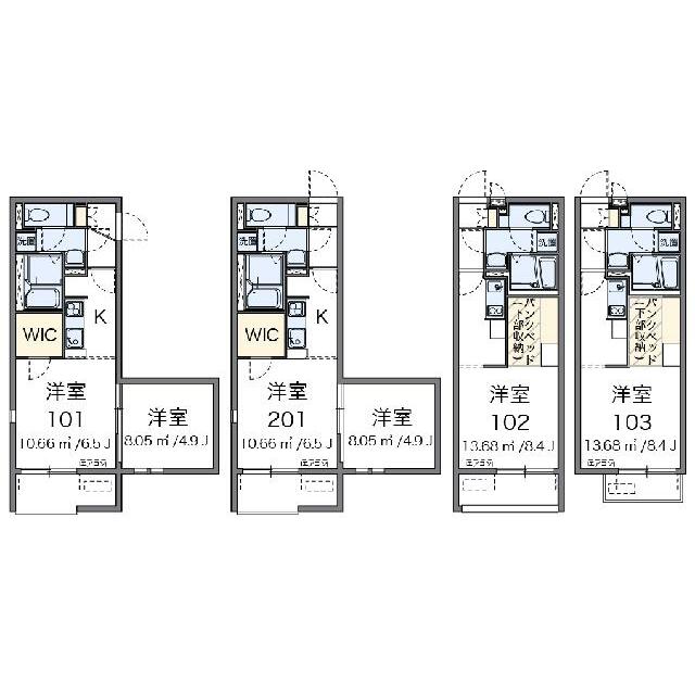 代表的な間取のため実際の間取とは異なる場合があります