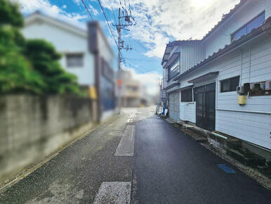 前面道路・現地写真