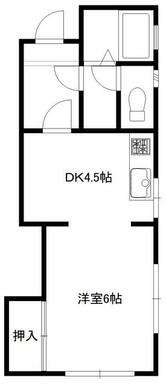 間取り　１ＤＫ