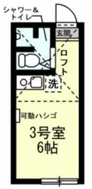 間取図　１０３号室