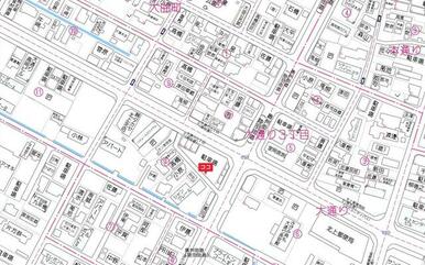 大通り寿駐車場　地図