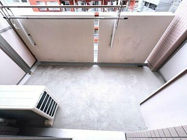 洗濯物も干せるバルコニー付