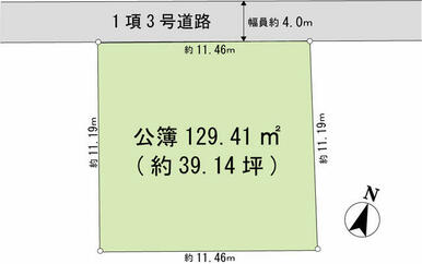 実測図ではありません。