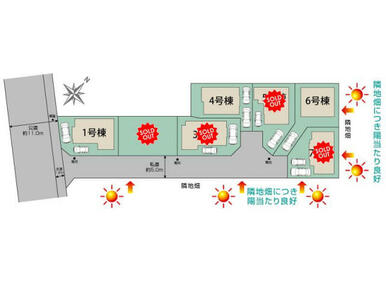 東村山市青葉町3丁目7区画 区画図