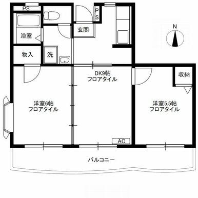 振分タイプの２ＤＫ★
