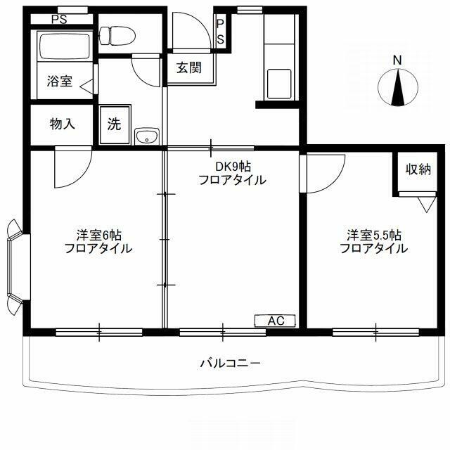 振分タイプの２ＤＫ★