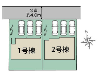 沼津市東椎路2棟 区画図