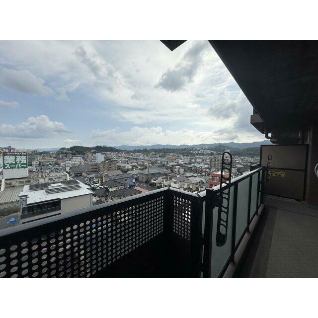 南東のバルコニーからの眺望です！風通しも良いです♪