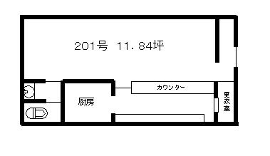 ２０１は若干間取りが違います。