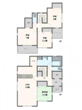 5号棟　4LDK+FC+WIC+SC+パントリー+リネン庫