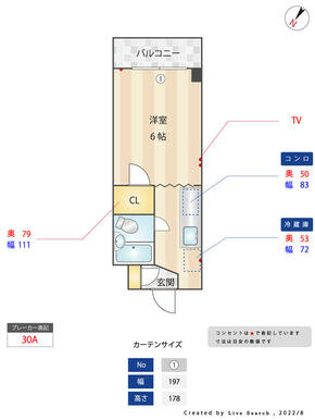 寸法は概要ですので、現地でご確認をお願い致します。