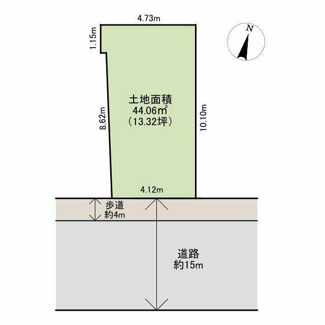 1460万円、4DK、土地面積44.06m2、建物延べ床面積51.53m2 契約不適合責任免責
