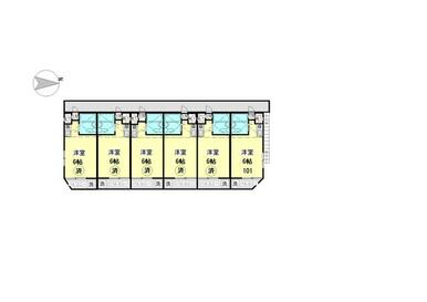 北から４部屋目です。