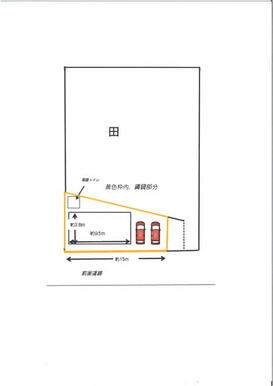 確認申請書類なし。建物未登記。