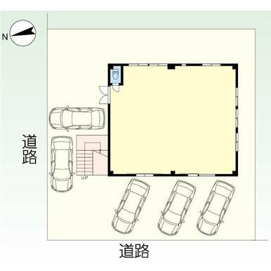 事務所西側入口側３台使用可能（１台２，５００円）