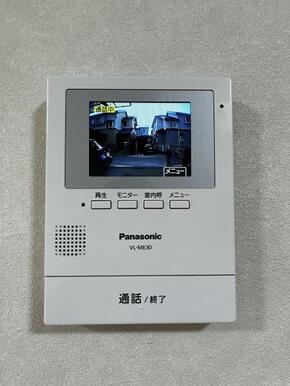 「インターホン」Panasonic製のモニタ付きインターホン新品交換済み