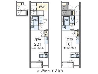 代表的な間取のため実際の間取とは異なる場合があります
