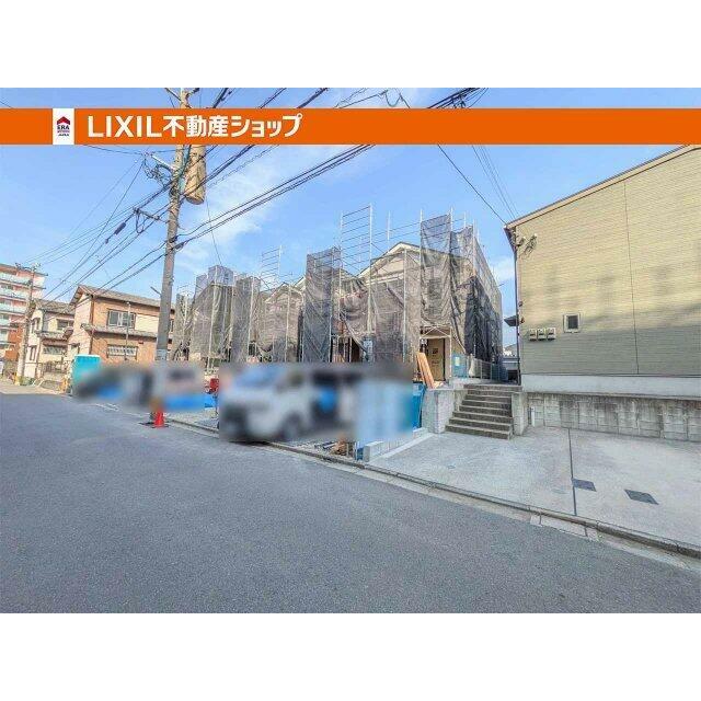 前面道路です。接道状況　西側　5.2ｍ　撮影1/16