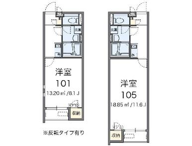 代表的な間取のため実際の間取とは異なる場合があります