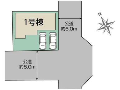 江南市高屋町御日塚1棟 区画図