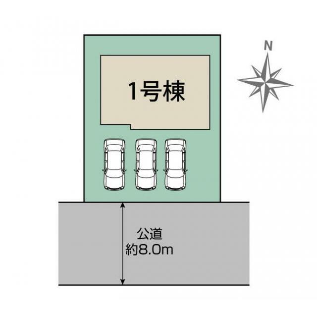 札幌市厚別区厚別東1条4丁目1棟　区画図