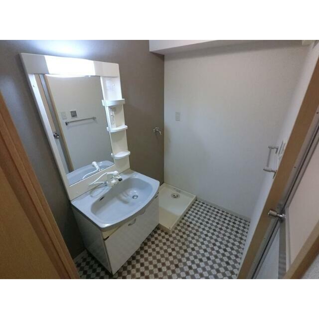 写真はイメージです　シャワードレッサー付洗面台　洗濯機置き場