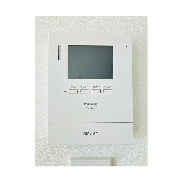 「設備」モニターホンで安心。新品交換済です。