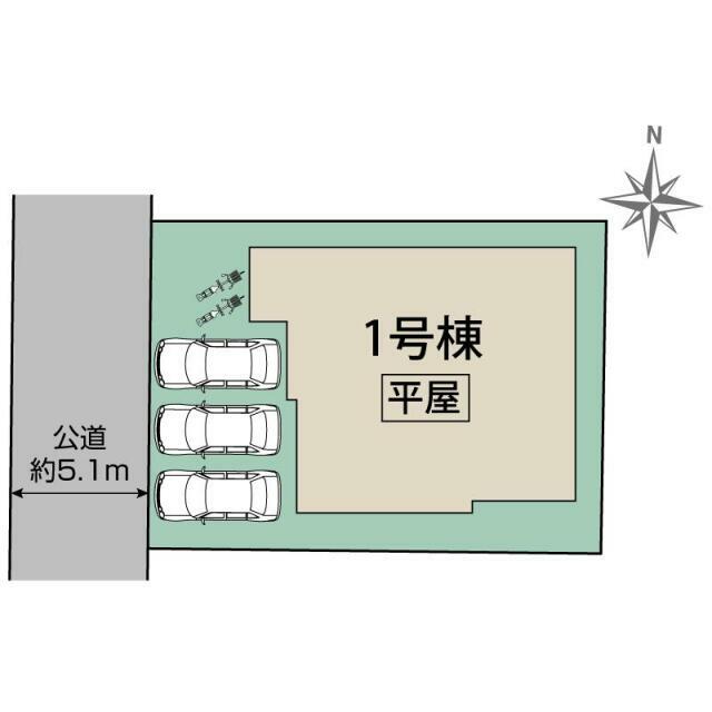 羽曳野市羽曳が丘西3丁目1棟 区画図