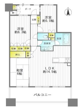 リノベーション済みの明るい室内♪ペットとのびのび暮らせます！