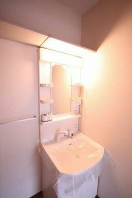 洗面所にはハンドシャワー付きの洗髪洗面台が設置されています。