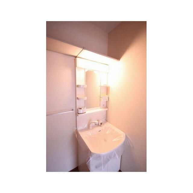 洗面所にはハンドシャワー付きの洗髪洗面台が設置されています。