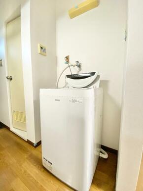 室内洗濯機置場♪