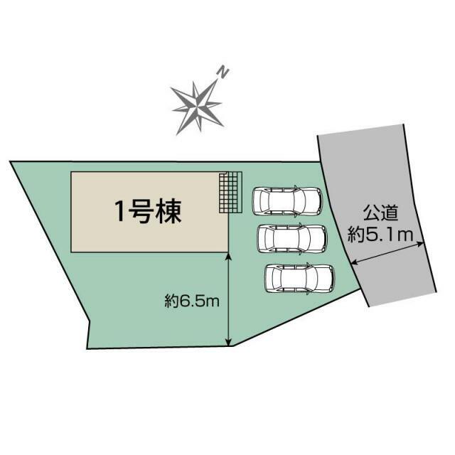 遠賀郡水巻町吉田南2丁目1棟 区画図
