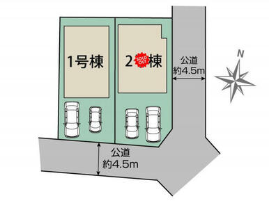 横浜市泉区中田南4丁目2棟 区画図