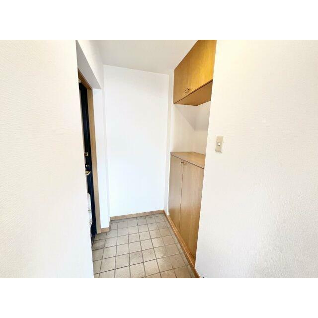 シンプルで使いやすい玄関です