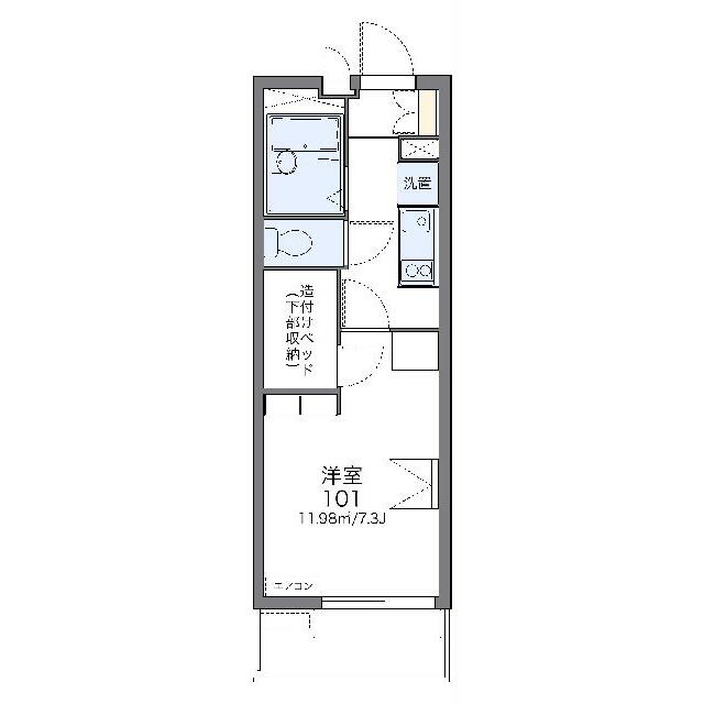 代表的な間取のため実際の間取とは異なる場合があります
