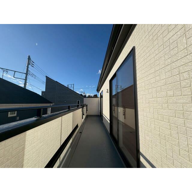 広々バルコニー