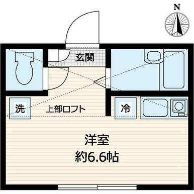 ロフト付きのお部屋です