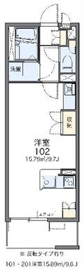 代表的な間取のため実際の間取とは異なる場合があります