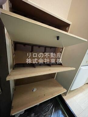 下駄箱付なので、玄関はいつでもスッキリ片付きますね☆
