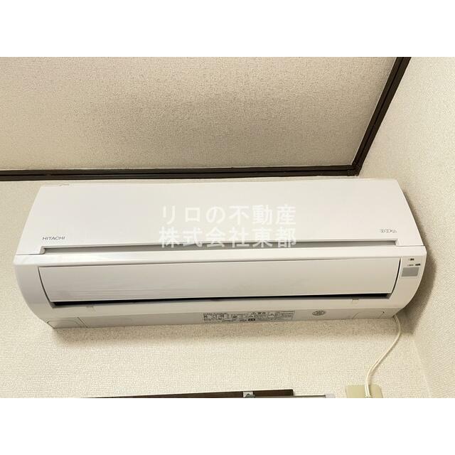 エアコン設置済みなので面倒な取り付け作業いりません♪