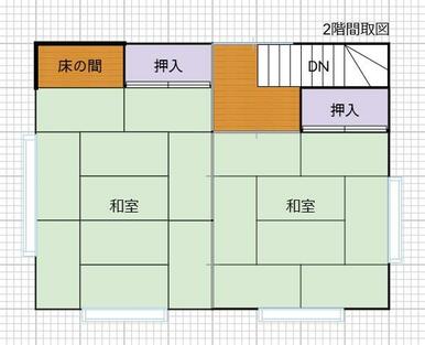 ２階間取図