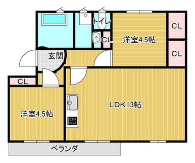 独立した各部屋でプライバシーもキープ