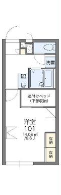 代表的な間取のため実際の間取とは異なる場合があります