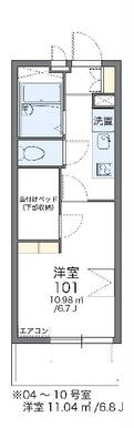 代表的な間取のため実際の間取とは異なる場合があります
