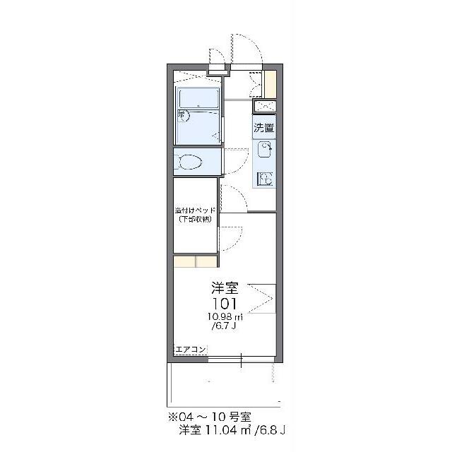 代表的な間取のため実際の間取とは異なる場合があります