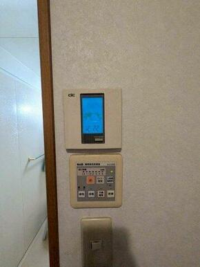 洗面室のリモコン